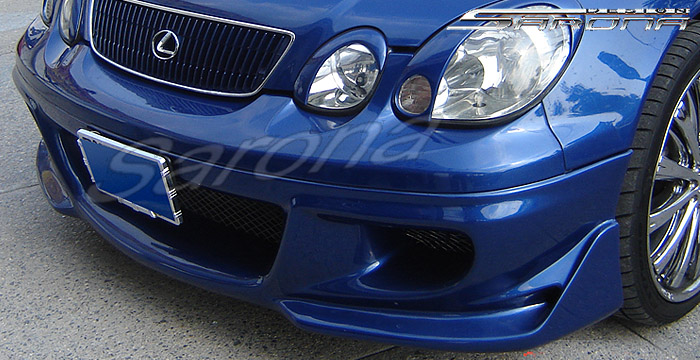 Custom Lexus GS300/400 Front Bumper  Sedan (1998 - 2005) - $590.00 (Part #LX-005-FB)